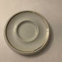 ACF Cappuccino White and Gold Cup & Saucer Italian Ceramic Set