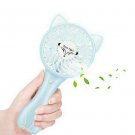 Cartoon Fox Portable Handheld Fan, USB Rechargeable 3 Mode Speed