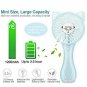 Cartoon Fox Portable Handheld Fan, USB Rechargeable 3 Mode Speed