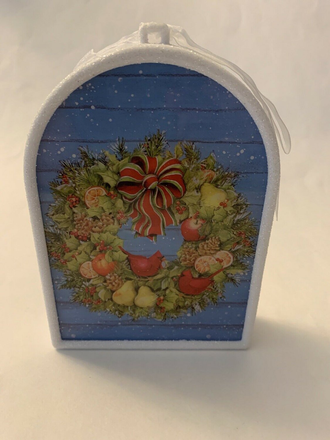 Wreath Illuminated Ornament w/ Gift Box by Valerie