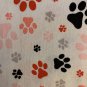 Create It paws 1 Yard Cotton Fabric 36" x 42" NEW