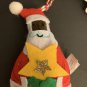 Christmas Ornament Black Santa NWT