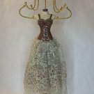 Lady Mannequin Formal Dress Jewelry Tree Display Holder