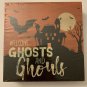 Welcome Ghosts And Ghouls wood box sign