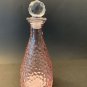 Set Of 2 Pebble Glass Bottles 6.5â New