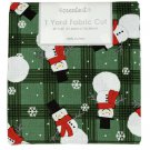 1 Yard Snowmen Christmas Fabric