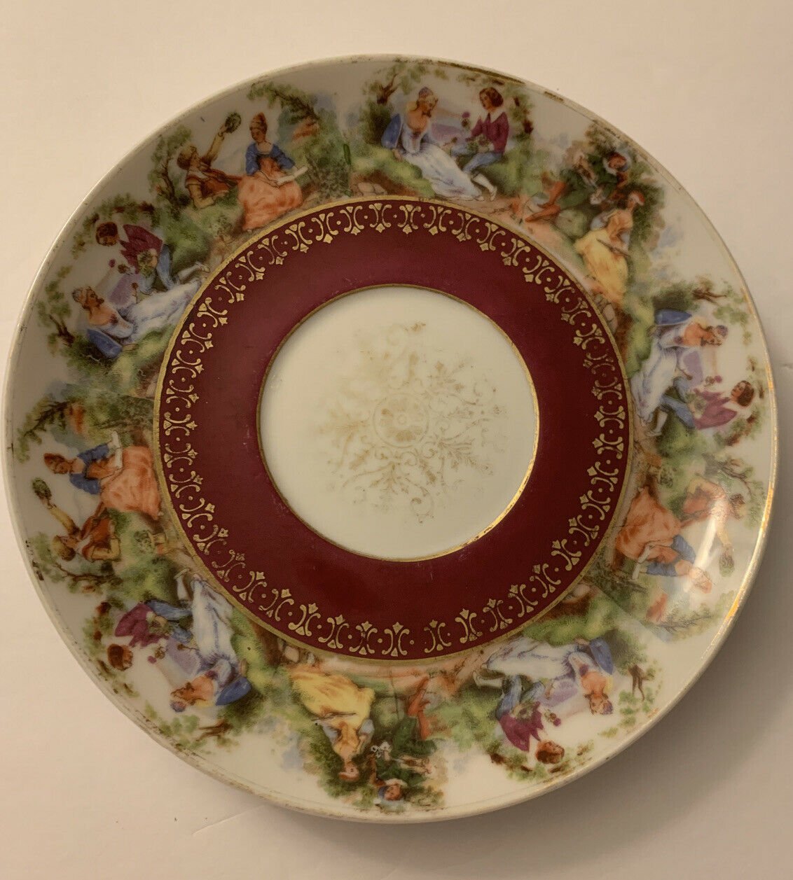 Hand-Painted ARDALT Lenwile China Saucer OCCUPIED JAPAN (1945-1952) #6321