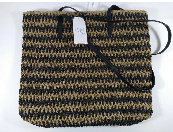 Time and Tru 2351 Beach/Pool Packable Tote! ONE SIZE TALLA UNICA! Style# 191427