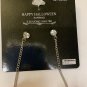 Happy Halloween Hanging Flower Earrings