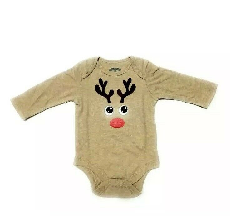 Baby Holiday Rudolph The Red Nosed Reindeer Bodysuit 3-6 Months