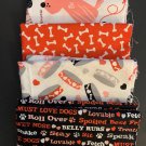 4 Fat Quarters 18”x21” Puppy Love 3 Cotton