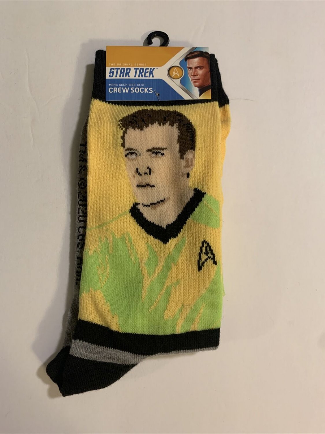 Star Trek Captain Kirk Crew Socks