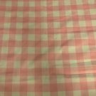 Pink Plaid Fat Quarter Cotton 18”x21”