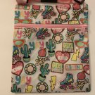Cactus Print Crossbody Bag Adjustable Straps