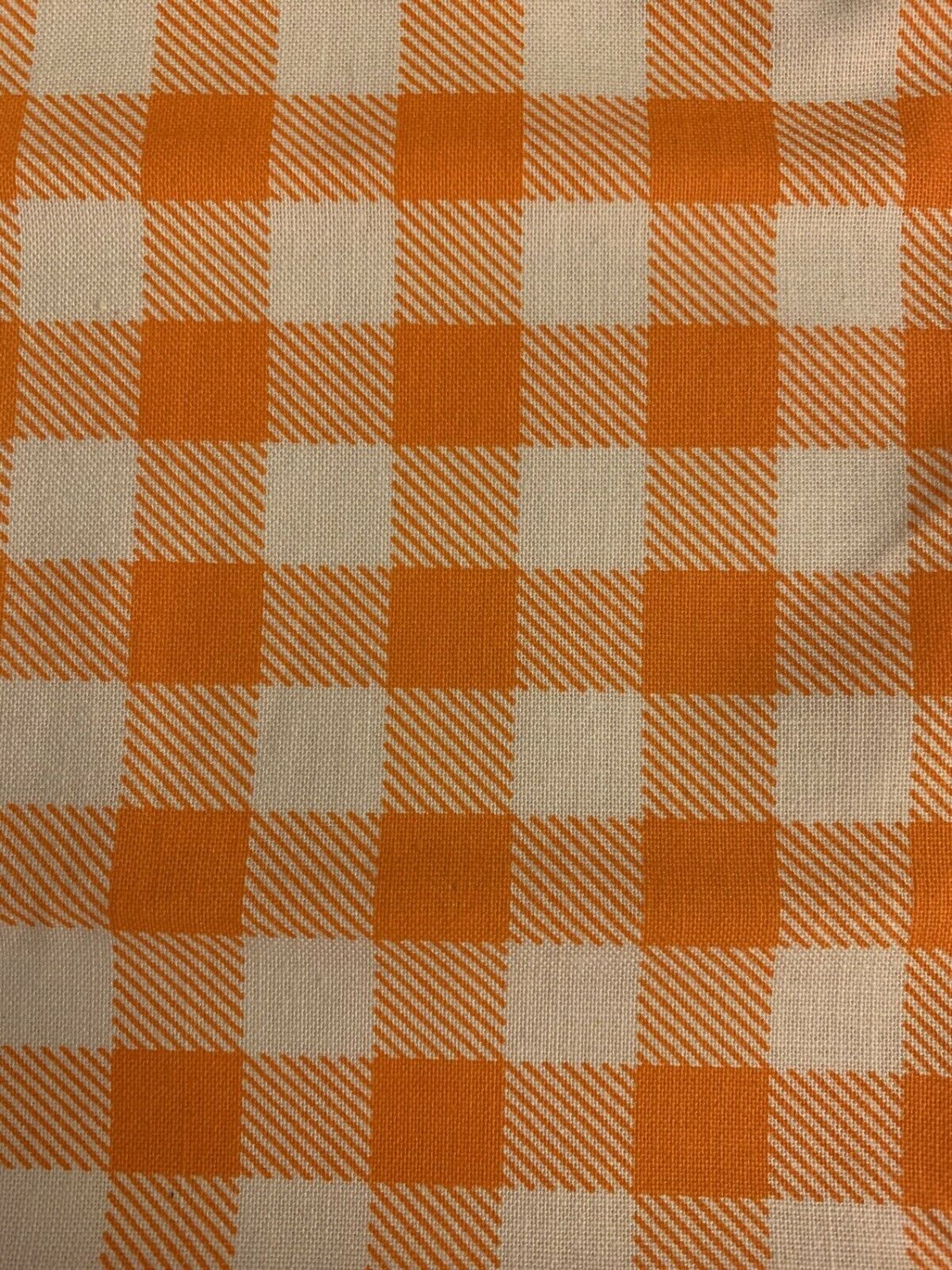 Orange Gingham Fat Quarter 18&acirc;��x21&acirc;��