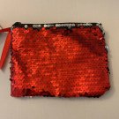 Reversible Sequins Small Clutch Red