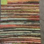 printed rag rug 30&acirc;�� x 50&acirc;�� handmade
