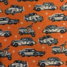 Orange Cars Fat Quarter 18”x21” Cotton