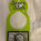 Plastic Acrylic Photo 3x3 Door Hanger Color Green