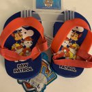 Paw Patrol Infant/Toddler Blue Flip Flops  Size 1-2 Sandals Baby Beach Shoes