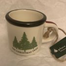 Ceramic Mug Christmas Ornament Oh Christmas Tree NWT