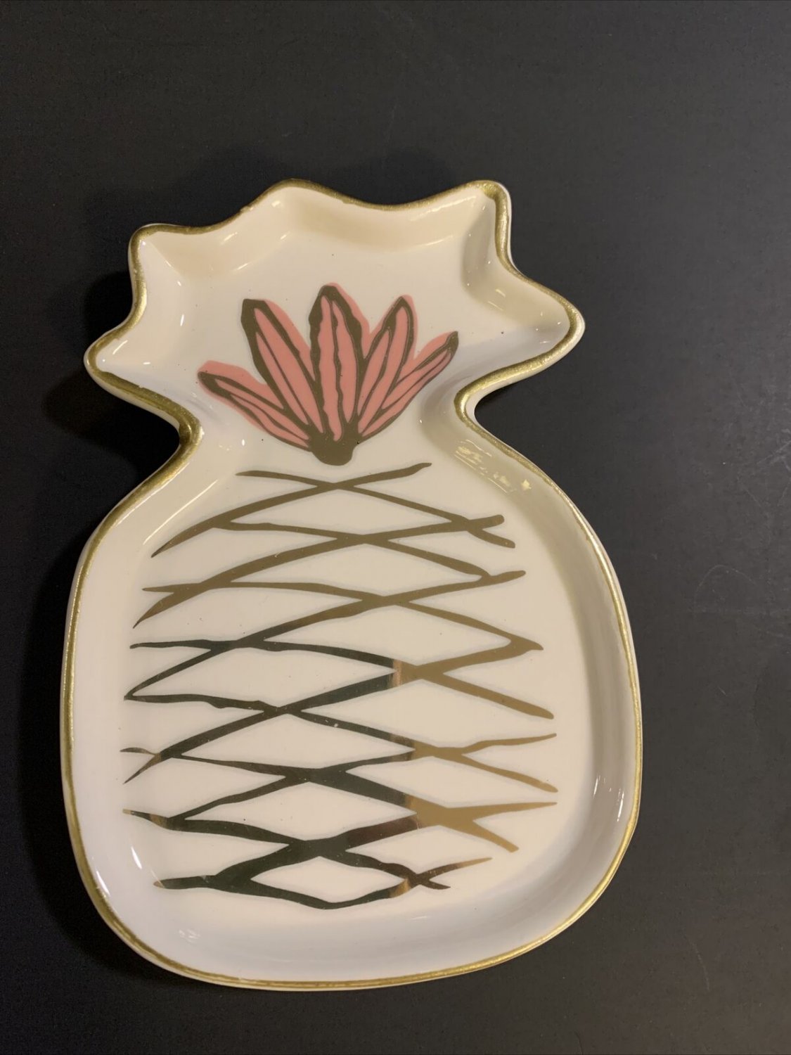 Pineapple Ring Dish for Jewelry Ring Holder Earring Dish Trinket Tray Organizer