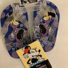 Infant/Toddler Purple Flip Flops Size 5/6 Disney Minnie Mouse Baby Beach Sandals