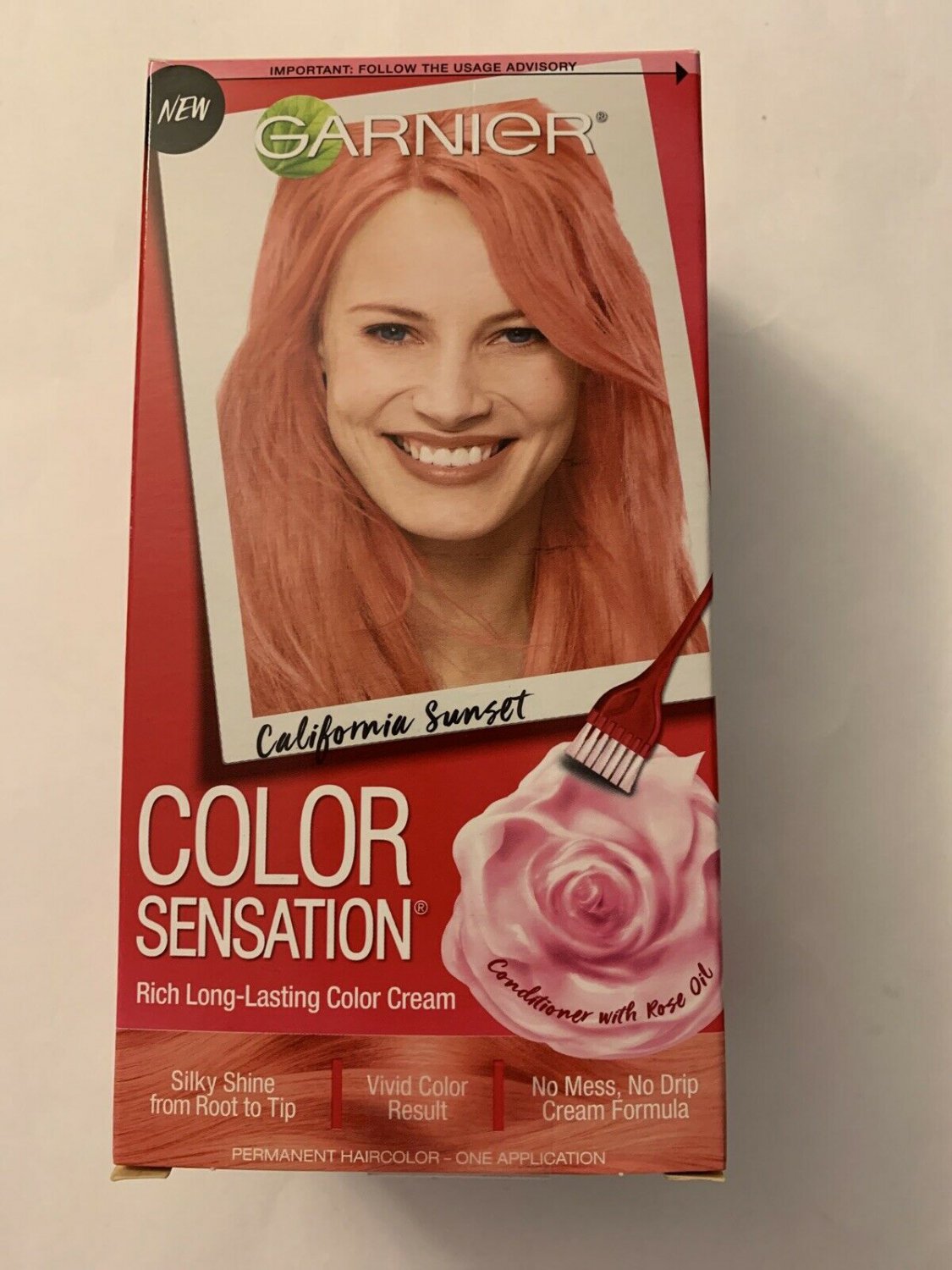 Garnier Color Sensation LongLasting Color Cream 7.26 Coral Pink