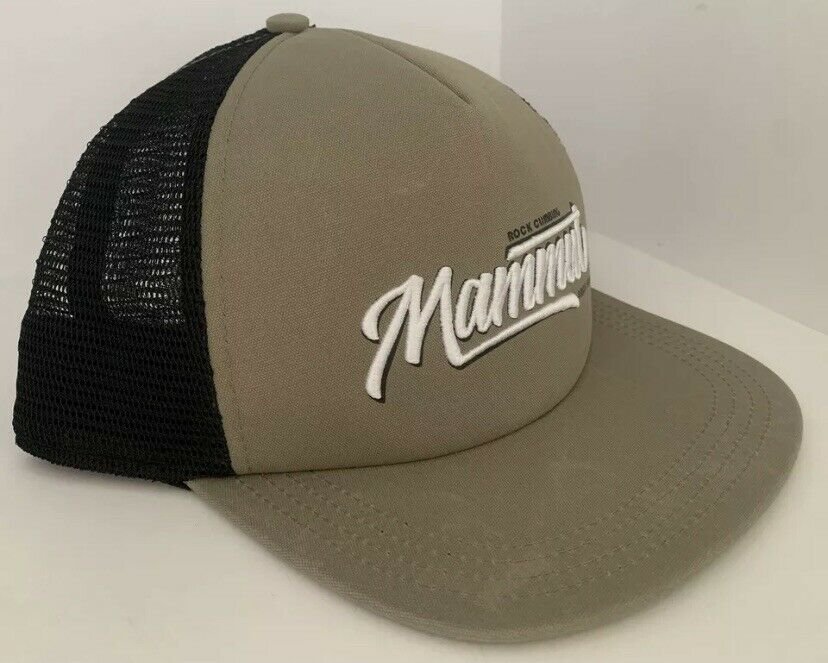 Mummut Snap Back Baseball Hat - Crag Cap - Graphite Size Medium Adjustable - NEW
