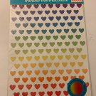 Rainbow Colored Hearts Design: Iron-on Heat Transfers,Fabric/Clothing Decoration