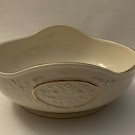 Vintage Claire Burke Bowl Cream with Gold Trim Vegetables, Fruit Décor