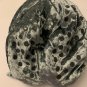 NWT Sherpa Lined Cozies Silver Slippers with Bows Women's S/M (6-7.5)