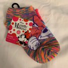 2 Pairs Minnie Mouse Socks Kids 5-10.5