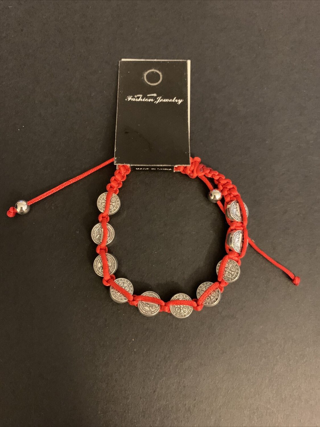 1 Saint Benedict Bracelet Adjustable San Benito Mal De Ojo Amuleto Pulsera