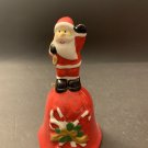 Santa Clause Ceramic 4.5” Bell New