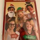 New 357694  Hx Photo Booth Props 13 Pc Christmas