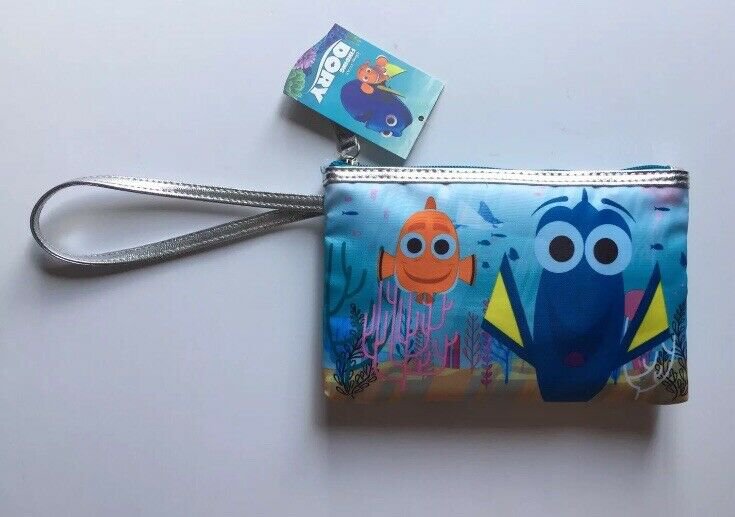 London Soho New York Disney Finding Dory Makeup Bag Clutch / Wristlet