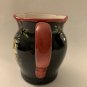April Cornell Rooster Coffee Tea Mug Cup Black Red Fluted Rim Chicken Certified