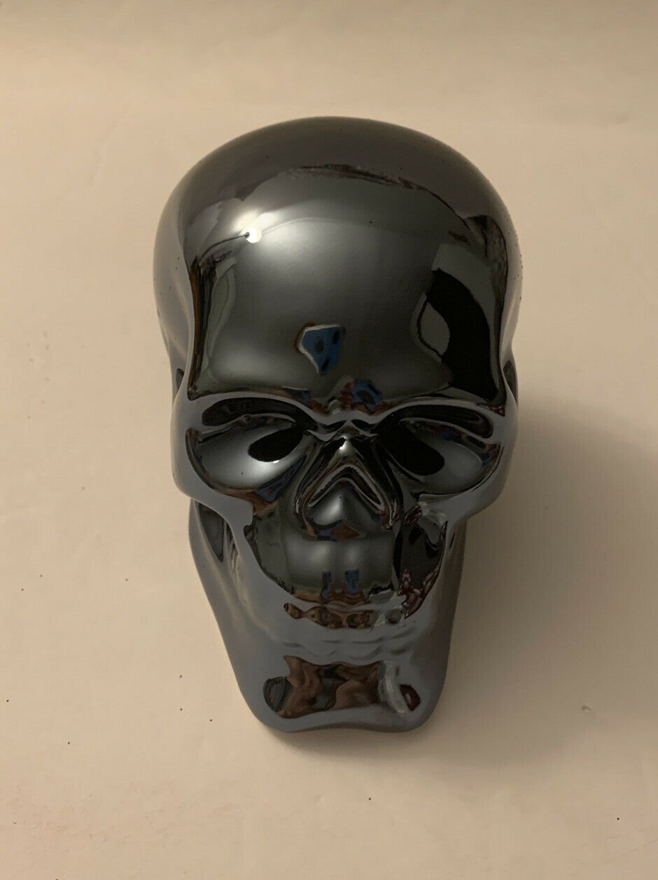 Halloween Pearlized Decorative Harvest Ceramic Skulls Decor