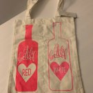 Double Wine Canvas Tote Bag