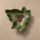 Japanese Porcelain Trinket Dish Leaf