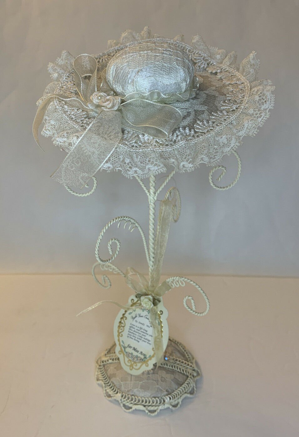 Vintage Jewelry Tree Stand By Sandy Woo For Mee Art