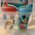 NIP Disney Baby 2 PK Mickey Mouse Sipper Cups BPA Free 118240