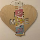HandMade Modern Be Mine Wood Sign Unfinished DYI