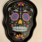 Day of the Dead Sugar Skull Design 14.5" Long Plastic Serving Tray #2