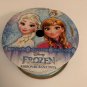 Offray Disney Frozen ribbon - Olaf name - Satin blue snowflake background