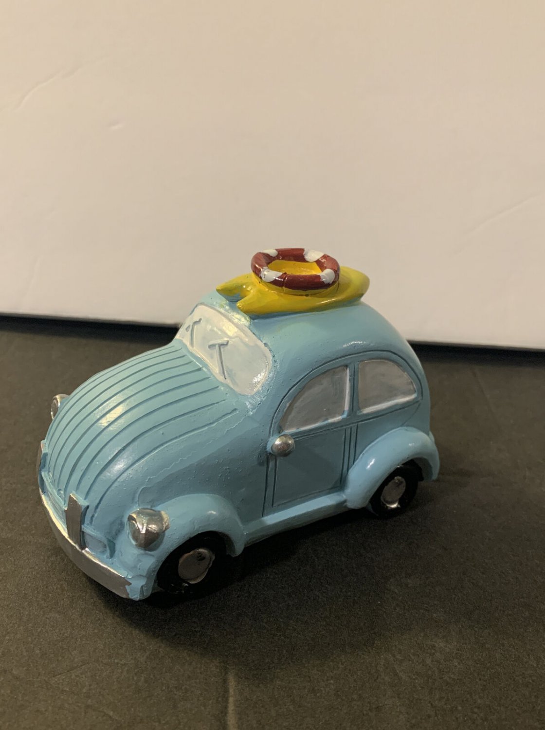 NEW Fairy Garden Beach VW beetle car figurine miniature