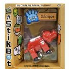 #Stikbot SAFARI PETS StikHippo Solid Red Creat, Animate, Share! *BRAND NEW*