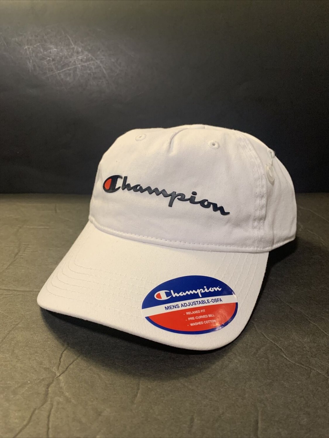 White Champion Authentic Hip Hop Hat Sport Baseball Cap Adjustable