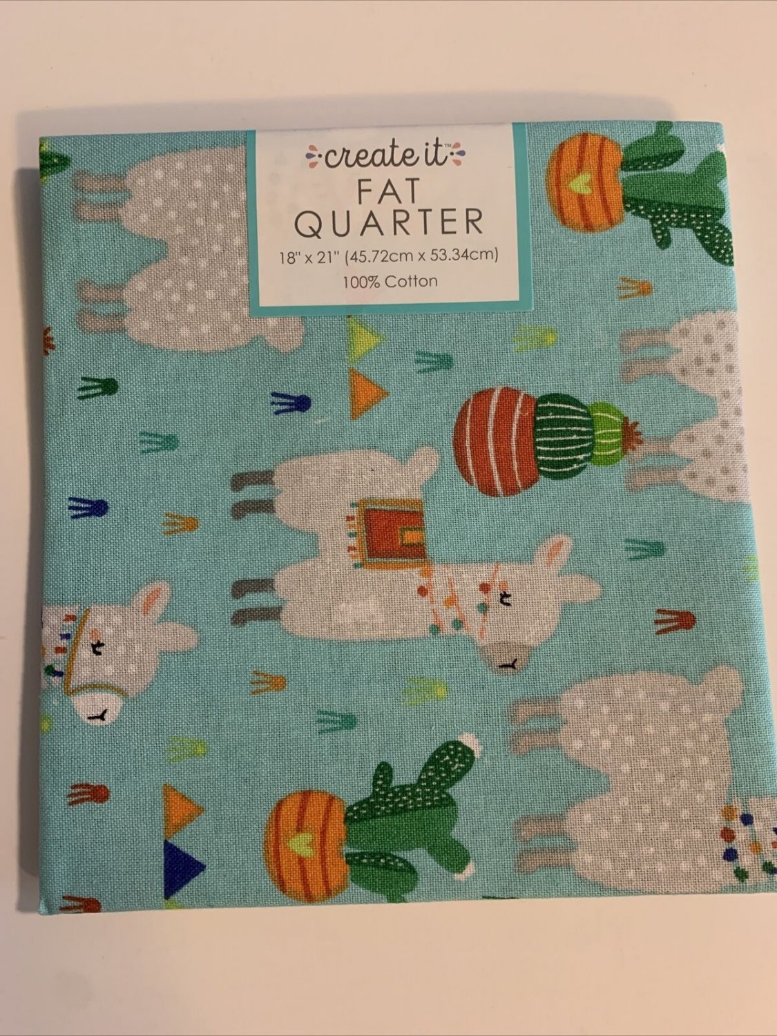 Llamas Fat Quarter 18&acirc;��x21&acirc;�� Cotton